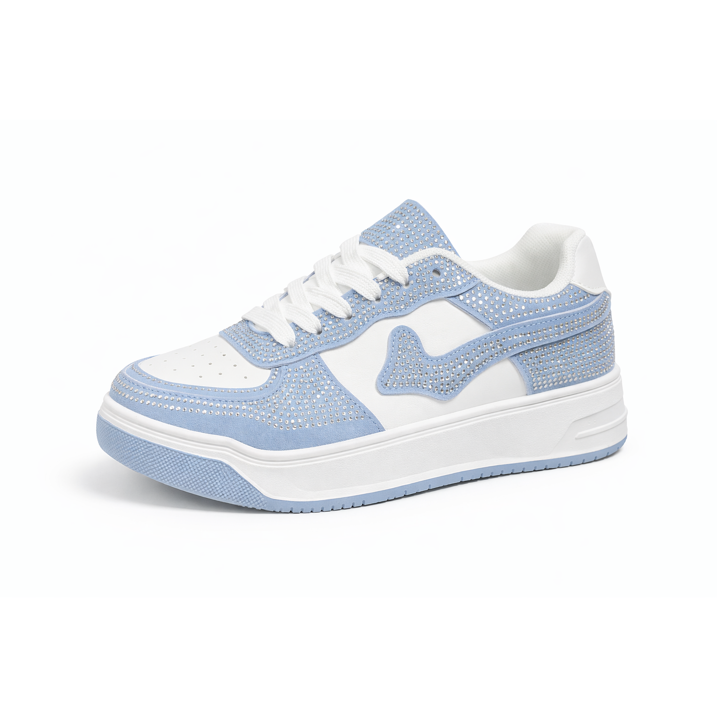 Sneakers Donna Platform con Strass – Scarpe Casual Trendy Estate 2026