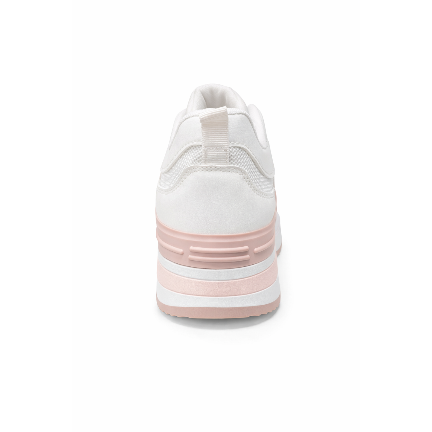 Sneakers Donna Platform Bianche – Scarpe Casual Moda con Suola Alta