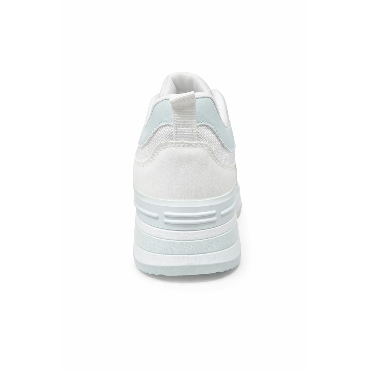 Sneakers Donna Platform Bianche – Scarpe Casual Moda con Suola Alta