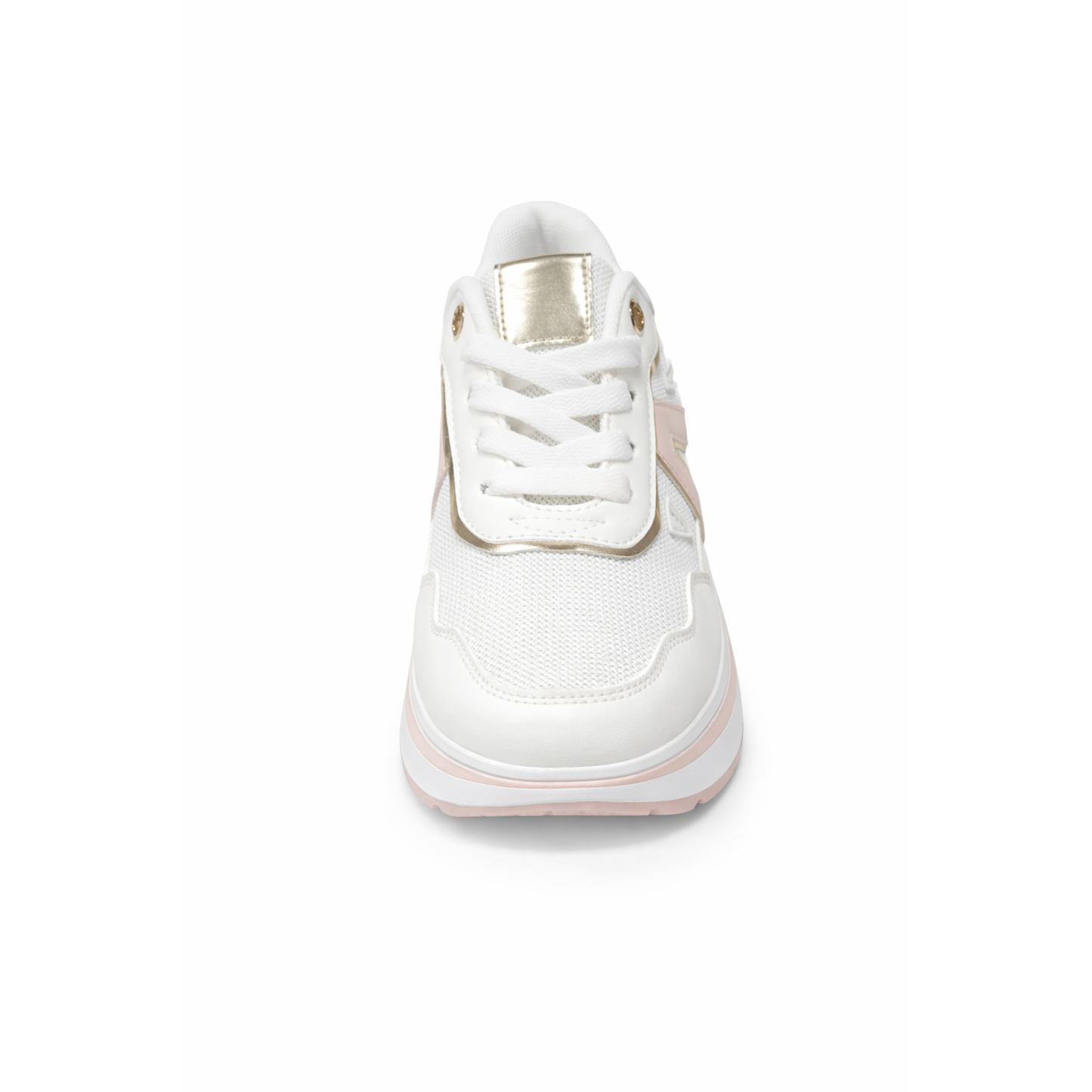 Sneakers Donna Platform Bianche – Scarpe Casual Moda con Suola Alta