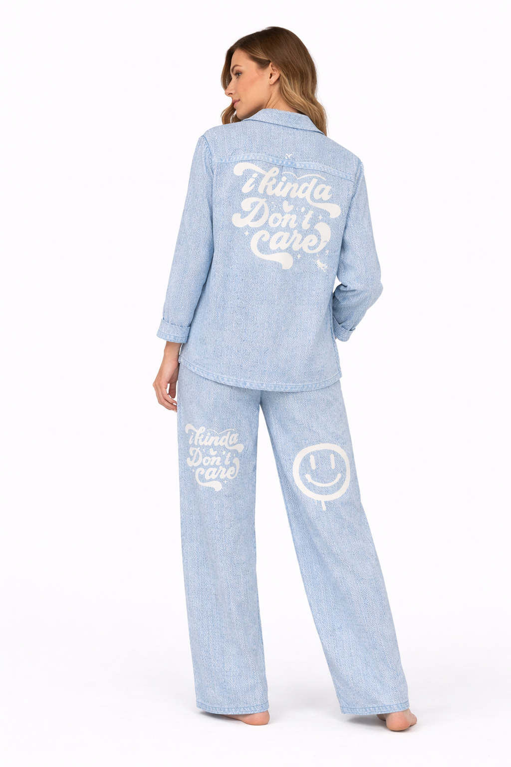 Co-ord Relax Denim Set – Clover & Smiley Edition