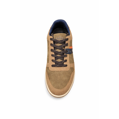 Sneakers Uomo LEOSS Beige in Camoscio – Scarpe Casual Eleganti con Suola in Gomma Antiscivolo
