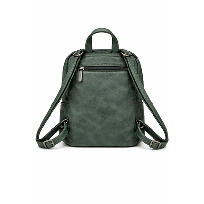 Zaino Donna Enrico Coveri Elegante con Tasche e Chiusura Zip – Borsa Zainetto Compatto Casual