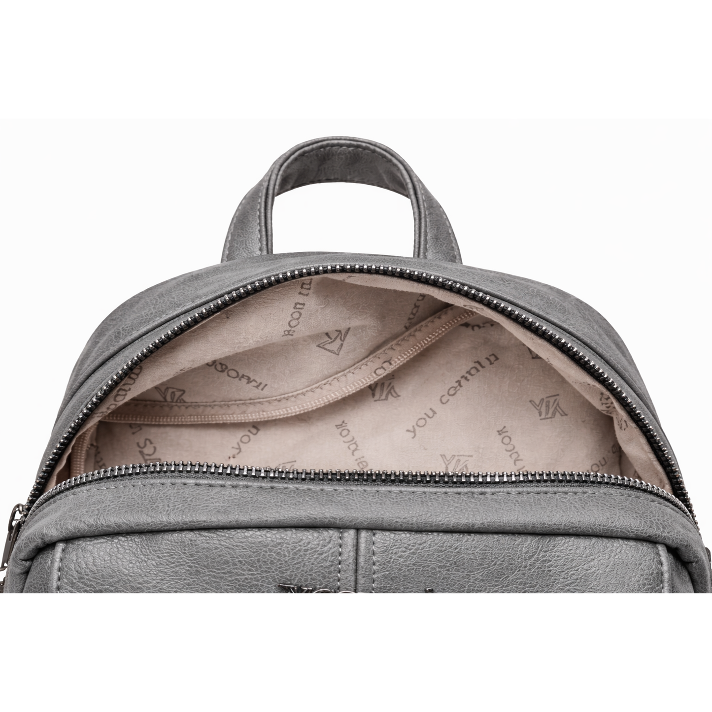 Zaino Donna Enrico Coveri Elegante con Tasche e Chiusura Zip – Borsa Zainetto Compatto Casual