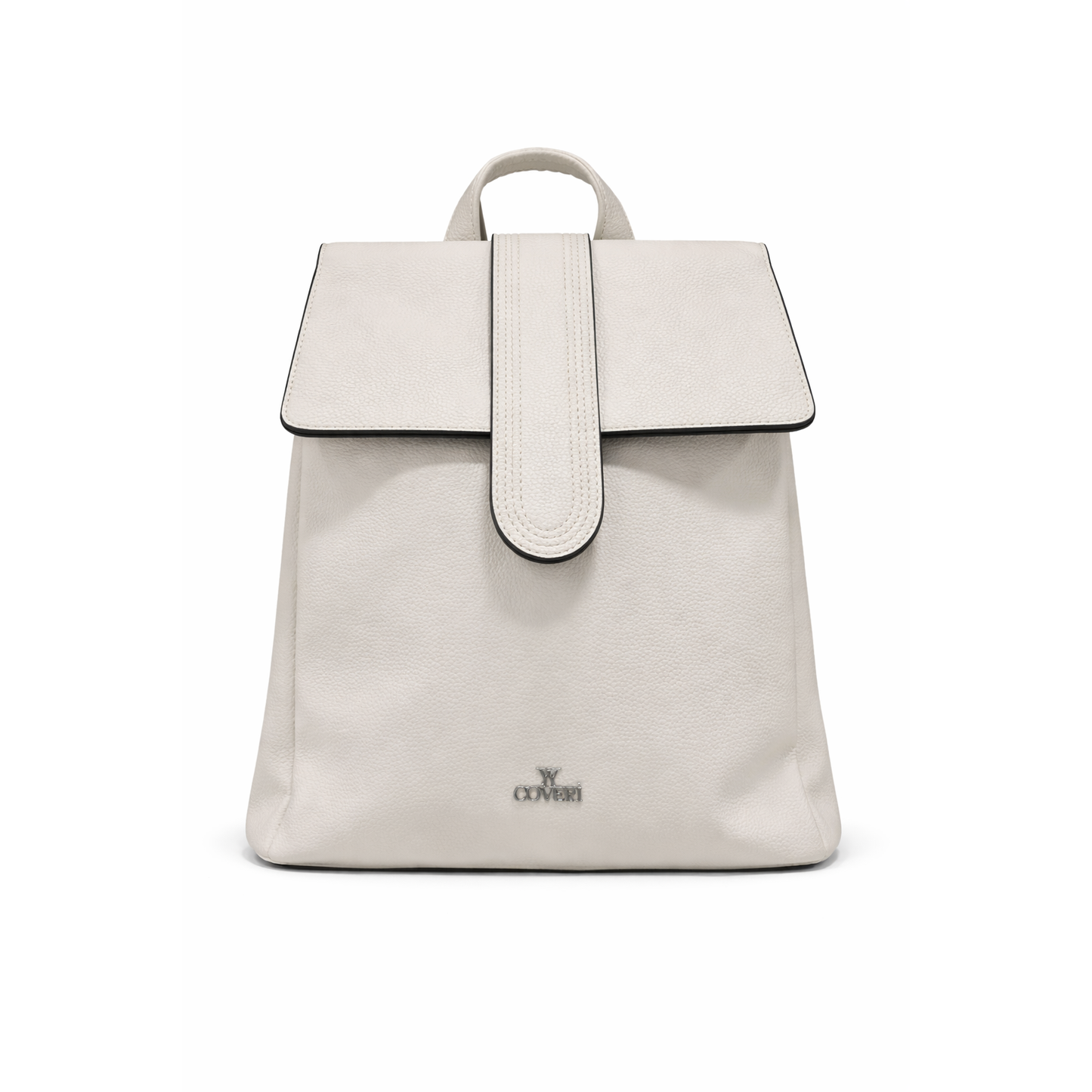 Zaino Donna Enrico Coveri con Patta, Doppia Tasca Frontale e Zip