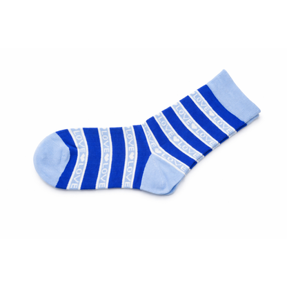 Calzini Donna/Uomo Love a Righe – Cotone Morbido Casual Trendy