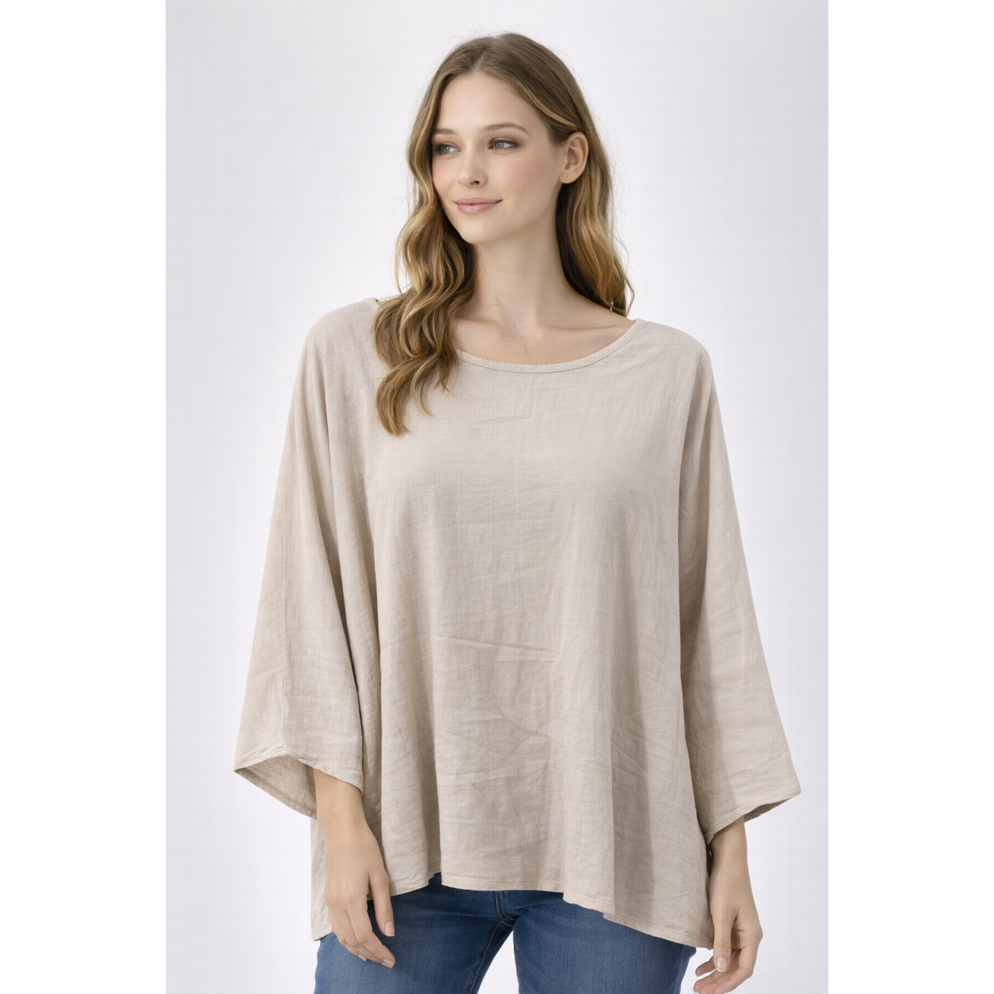 Blusa Donna Oversize Manica Larga – Maglia Casual Leggera