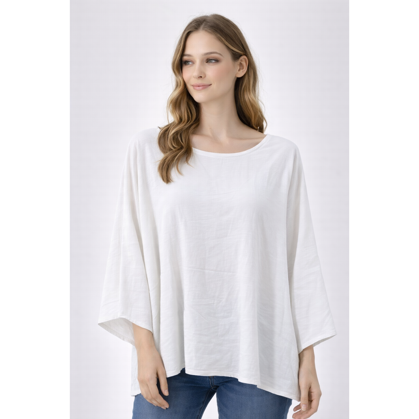 Blusa Donna Oversize Manica Larga – Maglia Casual Leggera