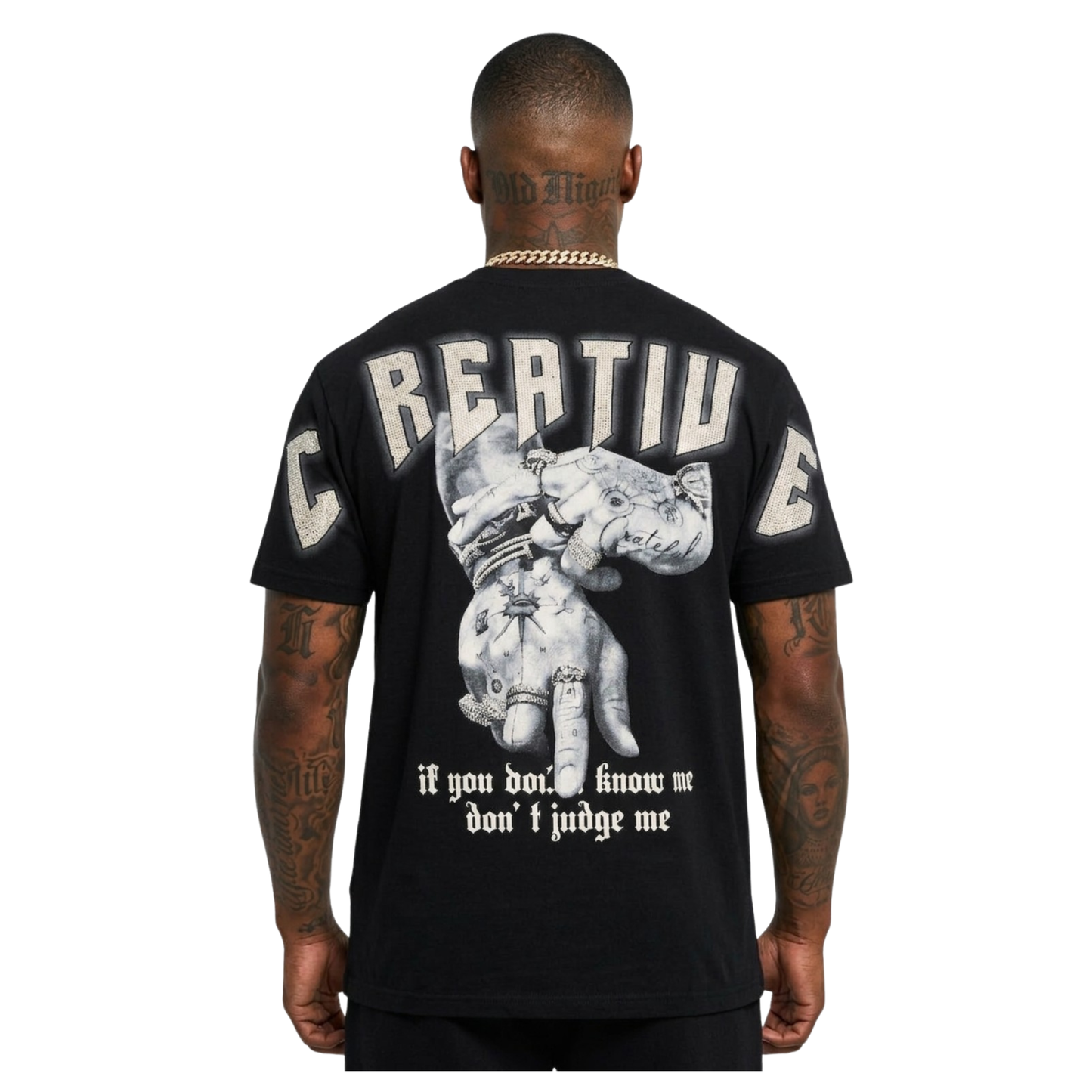 T-Shirt Oversize Creative Streetwear Uomo