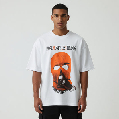 T-shirt Oversize More Money Less Friends (Spedizione Gratis)