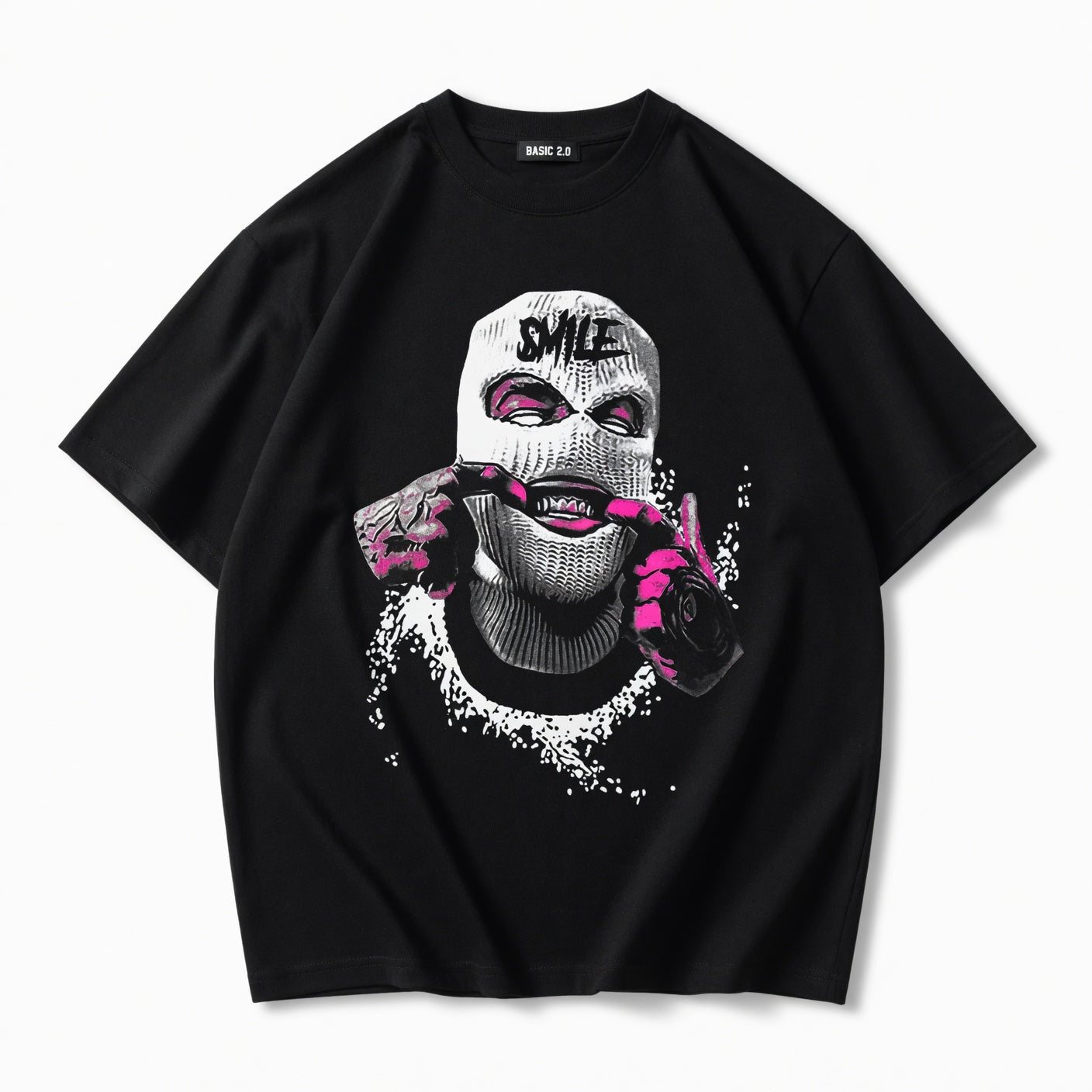 T-shirt Oversize Smile Streetwear (Spedizione Gratis)