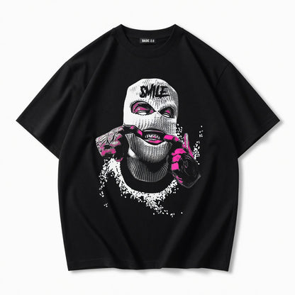 T-shirt Oversize Smile Streetwear (Spedizione Gratis)