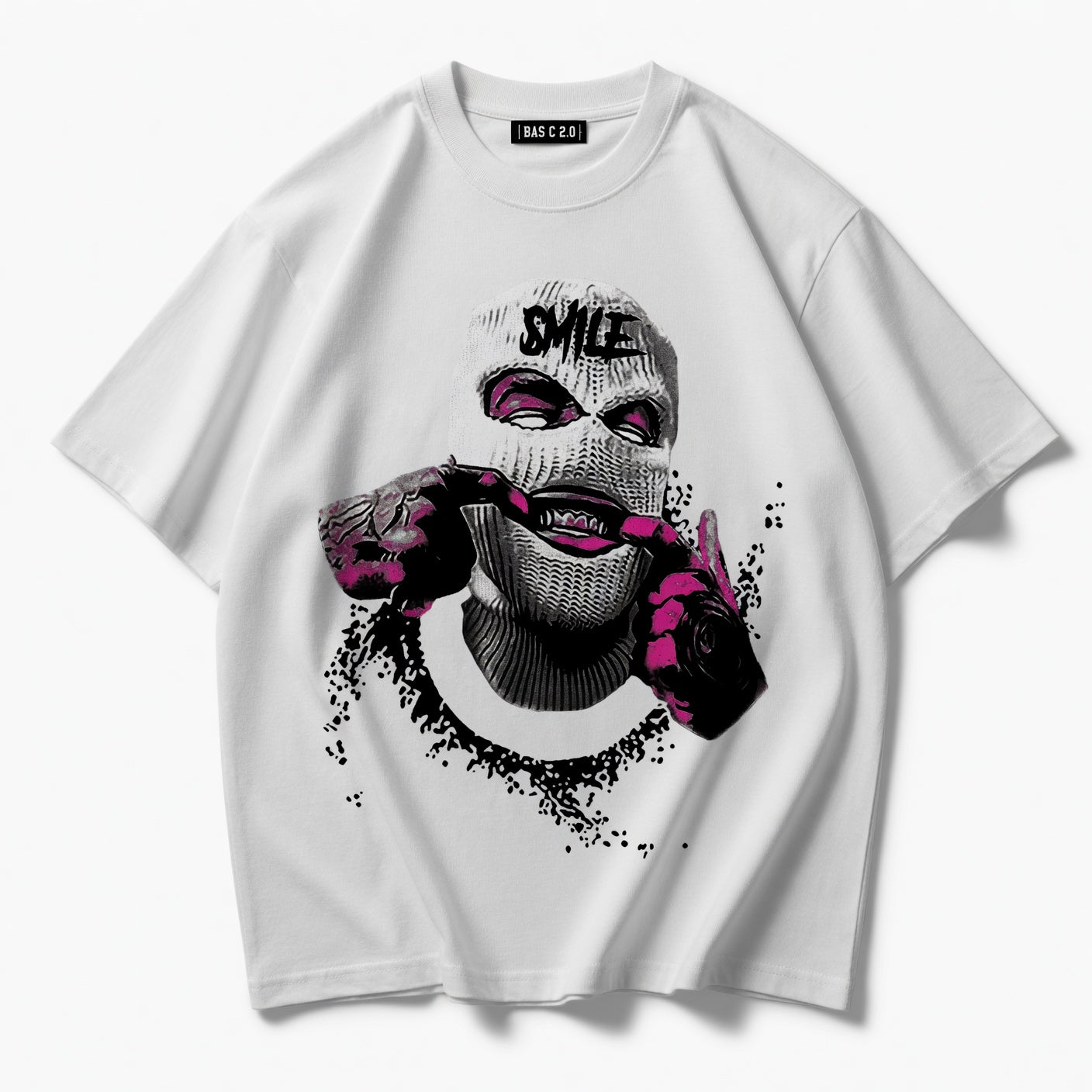T-shirt Oversize Smile Streetwear (Spedizione Gratis)