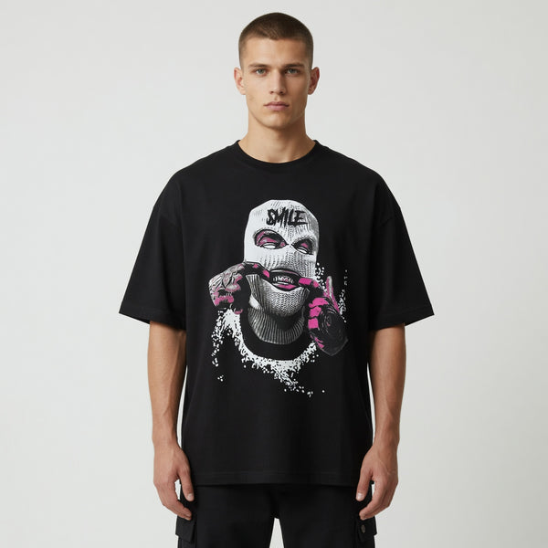 T-shirt Oversize Smile Streetwear (Spedizione Gratis)